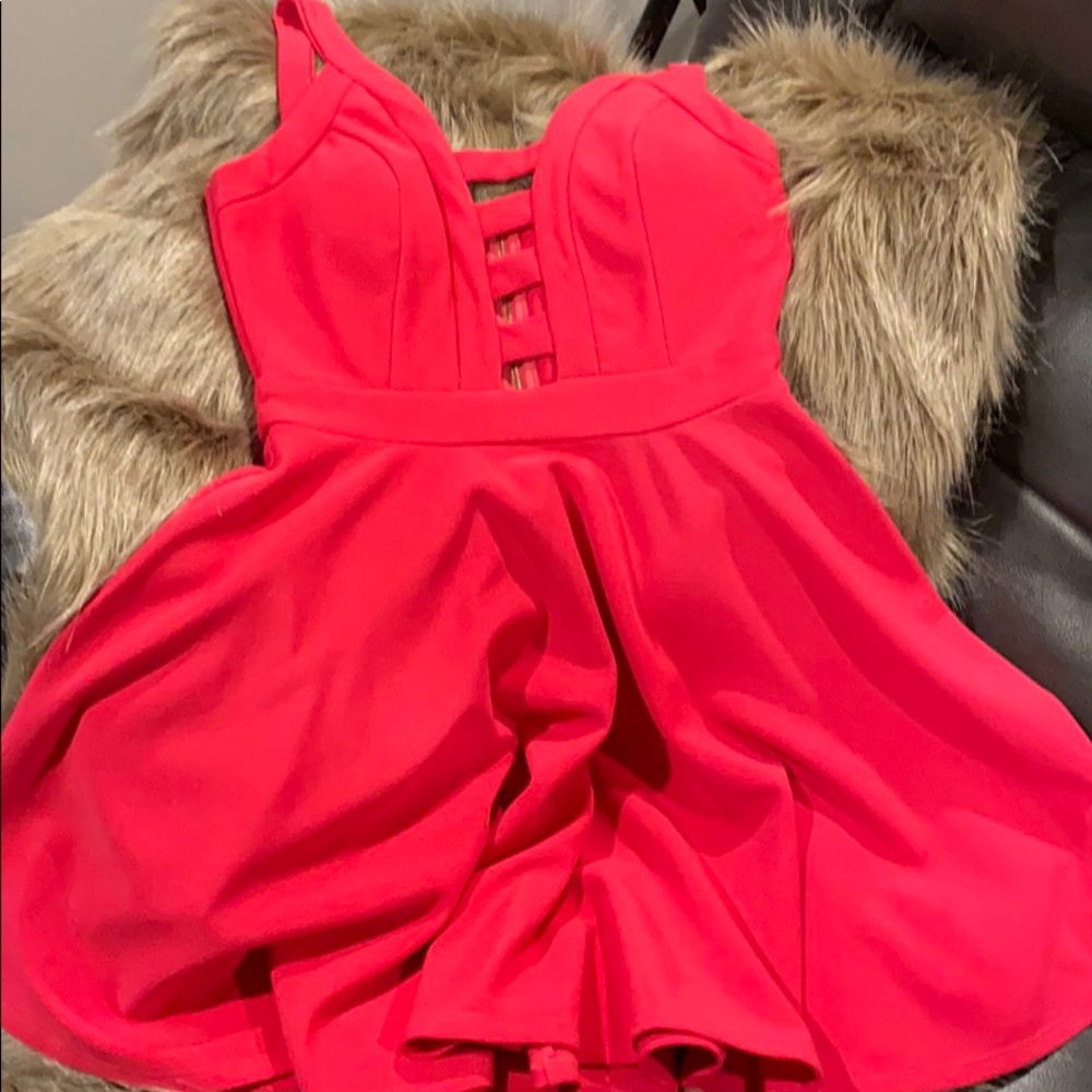 Fit and flare dress with a bit of sass